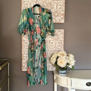 Boutique Floral Cover up Beach Women’s Small